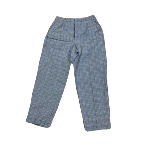 lord isaacs Pants - USA Made Lord Isaacs High Waist Pleated Pants Gray Tweed sz s